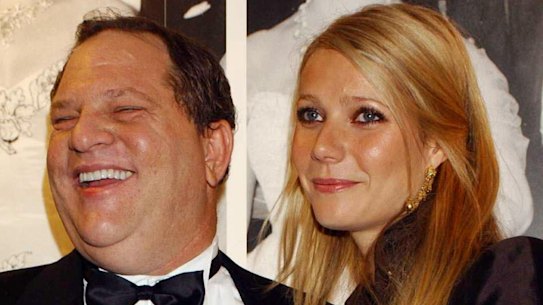 Harvey Weinstein and Gwyneth Paltrow in 2002.