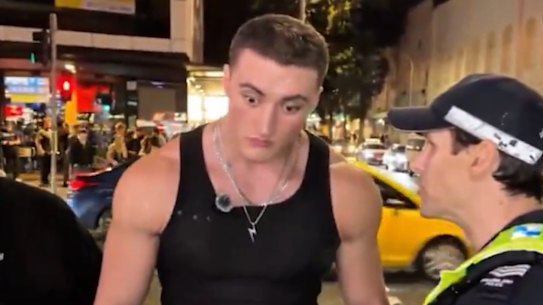 Brisbane-based looksmaxxer Androgenic was arrested in Fortitude Valley over the weekend.
