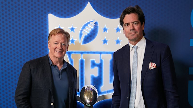 Roger Goodell in Melbourne as NFL takeover discussions progress