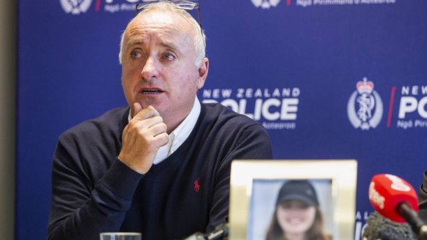 David Millane travelled to New Zealand to help with the search efforts for his daughter.
