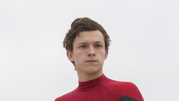 Tom Holland in a scene from Spider-Man: Homecoming.