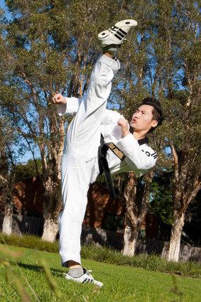 Taekwondo instructor Kwang Kyung Yoo.