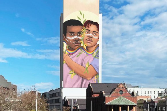A ten-story mural will be painted on a building in Darlinghurst.
