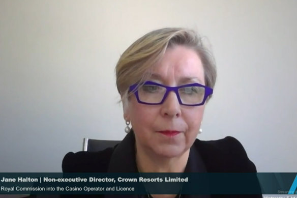 Crown Resorts interim chairman Jane Halton  