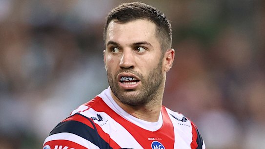 First among equals ... James Tedesco is carrying the Roosters this season.