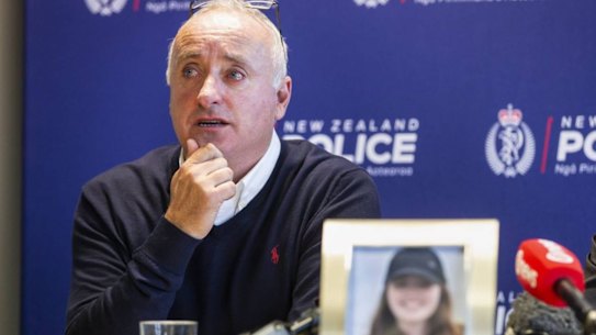 David Millane travelled to New Zealand to help with the search efforts for his daughter Grace.