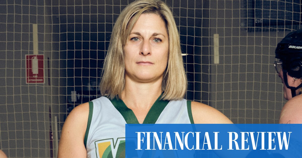 The superannuation partner who blows off steam with roller derby