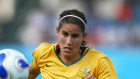 Caitlin Munoz in action during the Group C Women’s World Cup 2007 match between Australia and Canada at Chengdu Sports Centre Stadium 