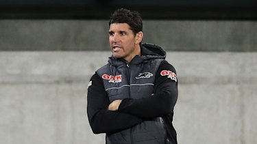 Penrith assistant Trent Barrett.