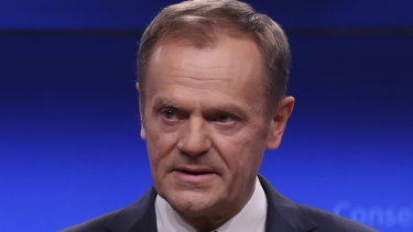 European Council president Donald Tusk said there was a "special place in hell" for Brexiteers who had no plan.