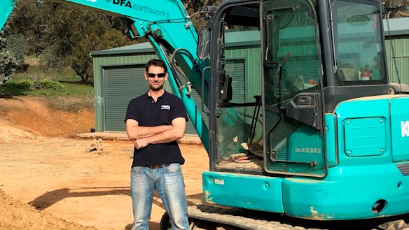 Paul Buggy of DFA Earthworks says late payers lead to tough decisions for business owners.