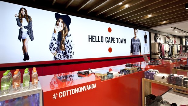 One of Cotton On's megastores in Cape Town.