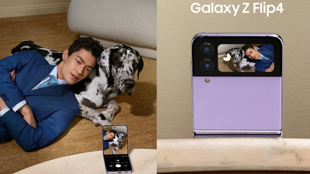 Samsung markets the Flip4 at, and with, influencers.
