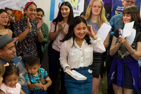 Vivian Pham at the Story Factory in inner Sydney’s Redfern, where she wrote the first draft of her debut novel.