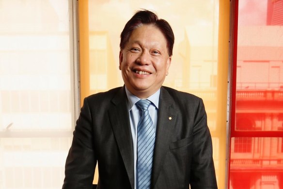 Property developer Jason Yeap at his Collins Street office in Melbourne