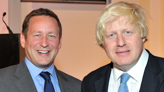 Former minister Ed Vaizey pictured with then-mayor of London Boris Johnson in 2013.