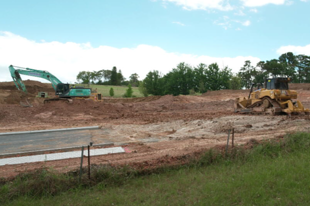 The bulldozers have started and Ted is still here.