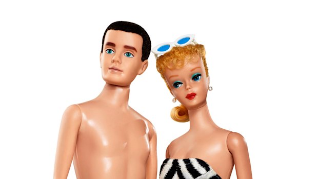 Traditionally gendered toys: the original Ken and Barbie dolls. 