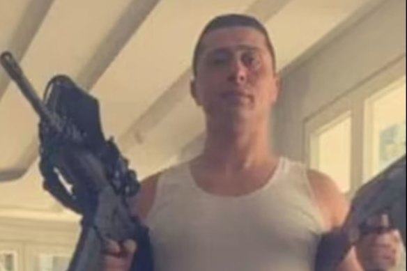 Omar is the brother of Bilal Haouchar (pictured), the alleged commander of a billion-dollar crime syndicate.