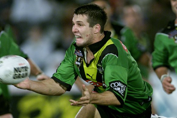 Clinton Schifcofske during his playing days for Canberra.