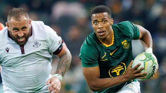 Springbok Grant Williams undid Georgia more with his kicking than his running game.