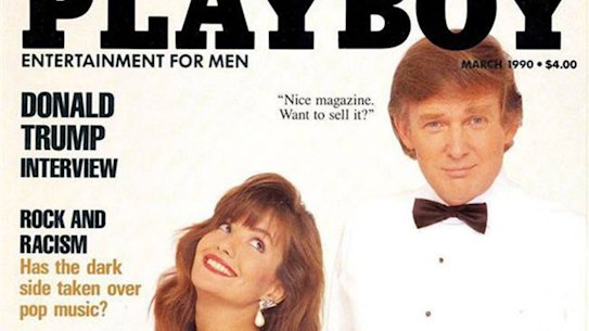 Those were the days: The cover of the March 1990 magazine featured a young Donald Trump.