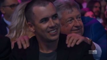 Shane Billings, husband of Amy Shark, at the ARIA Awards.