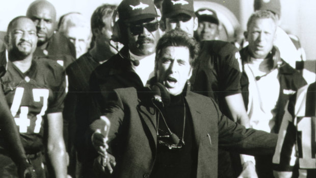 Al Pacino in Any Given Sunday.