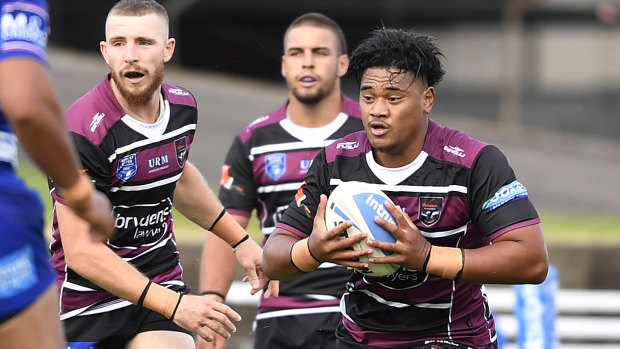 All clear: Moses Suli is set to make his first grade debut for Manly.