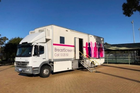 BreastScreen clinics and a mobile van is available in Sydney.