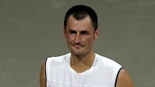 Bernard Tomic seen in action.