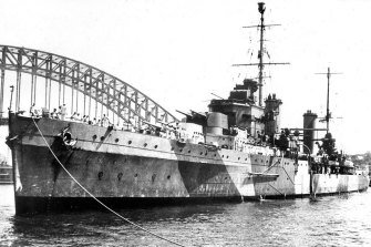 HMAS Sydney lost in an engagement with the Kormoran in 1941.