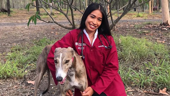Shanice Nitis loves her work as a vet.