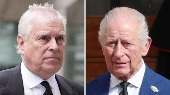 Prince Andrew and King Charles.