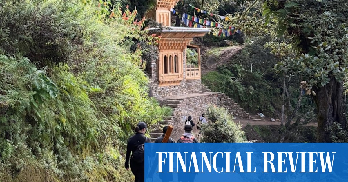 Why this CEO dragged a painting to the top of a mountain in Bhutan