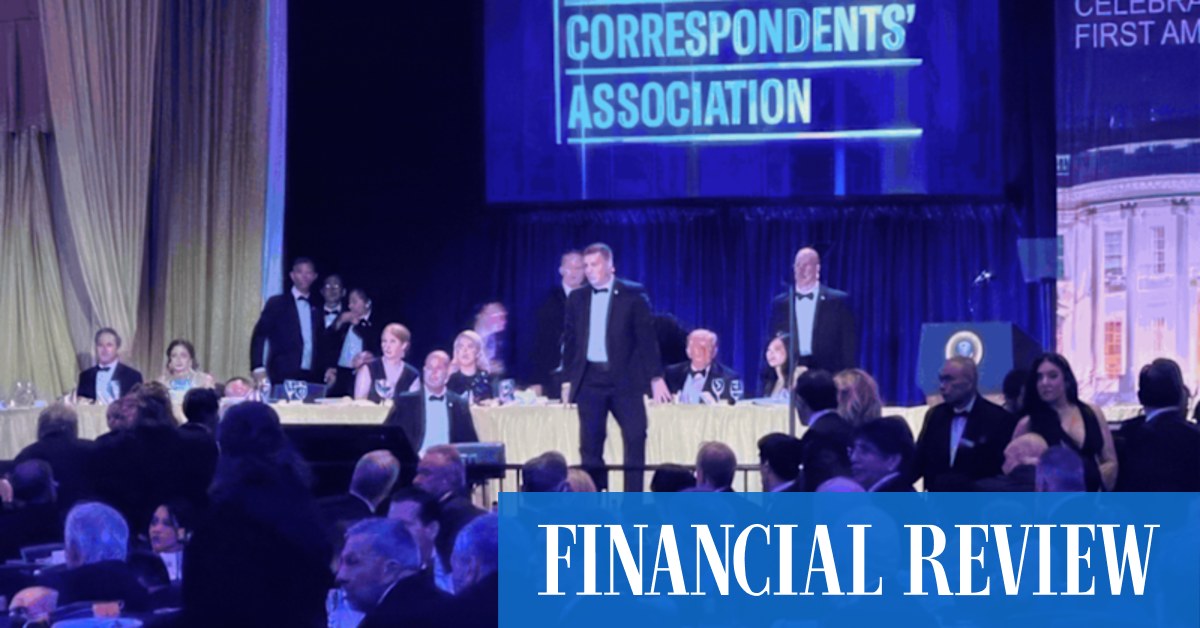 afr.com - David Mills - In pictures: White House Correspondents' Dinner shooting