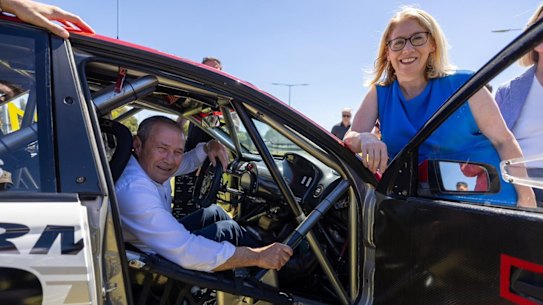 WA Premier Roger Cook and Deputy Premier Rita Saffioti announcing the new Burswood precinct in January.