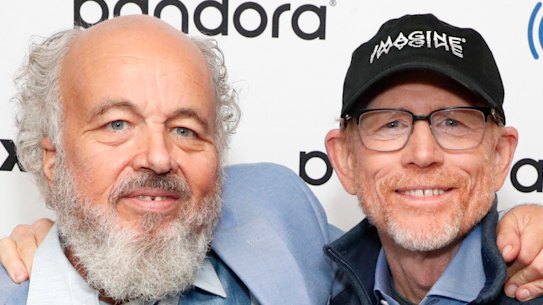 Clint Howard with his brother Ron.