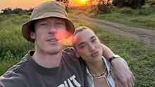 Dua Lipa and Callum Turner during their safari holiday in 2026