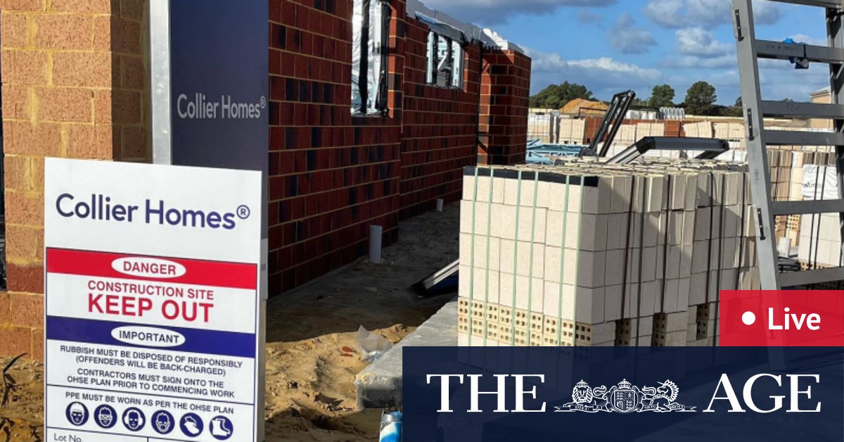 WA news LIVE: Major Perth builder collapses; Rinehart takes swipe at Facebook - Vimarsana News