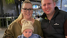 Jono and Danielle Fren welcomed son Theodore on March 31. 