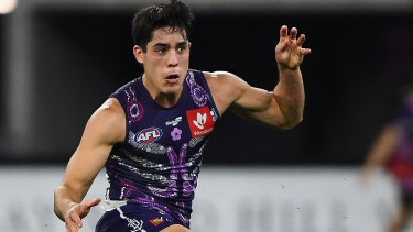 Fremantle star Adam Cerra.
