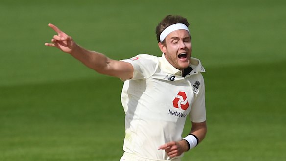 Stuart Broad  was issued a fine by his dad.