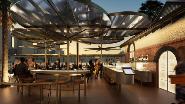 An artist's impression of the proposed upgrades to the Sydney Cove Oyster Bar pitched to the state government. 