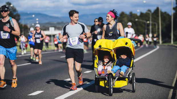The Canberra Times Fun Run has courses for people of all ages and abilities.