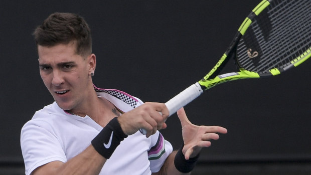 Thanasi Kokkinakis has made good on his wildcard entry to the US Open.