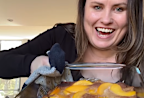 Ash Davey was sceptical about the process, but surprised by how well the dessert turned out.