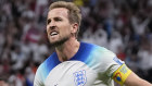England’s Harry Kane celebrates scoring his side’s second goal against Senegal.