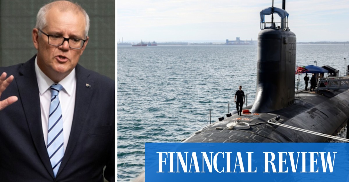 The former prime minister also dismissed recent criticism of the nuclear-powered submarine project as coming from predictable quarters.