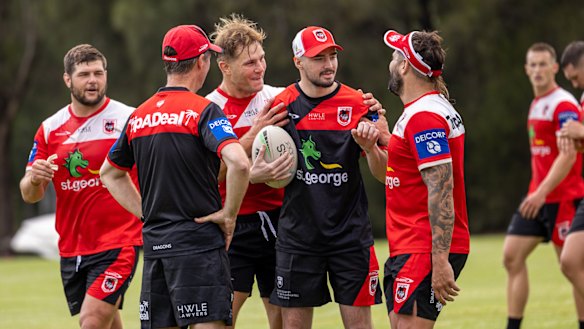 Cody Ramsey back at Dragons training.